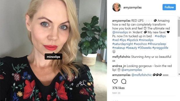 Amy Zempilas has build a thriving business on Instagram.