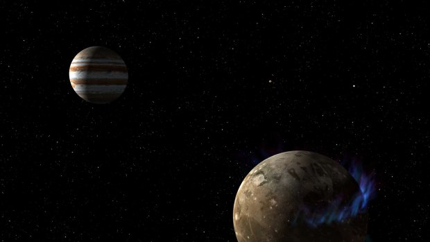 On March 9, with a pair of binoculars, both Jupiter and its moon Ganymede will be visible.