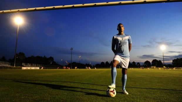 Belconnen United soccer player George Timotheou could line up against English Premier League side Newcastle United on Tuesday night.