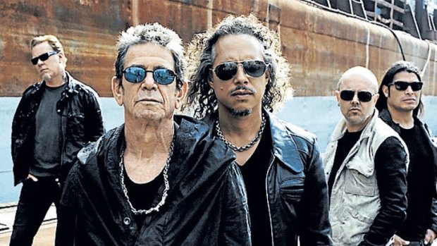 Lou Reed and Metallica, as black as it gets.