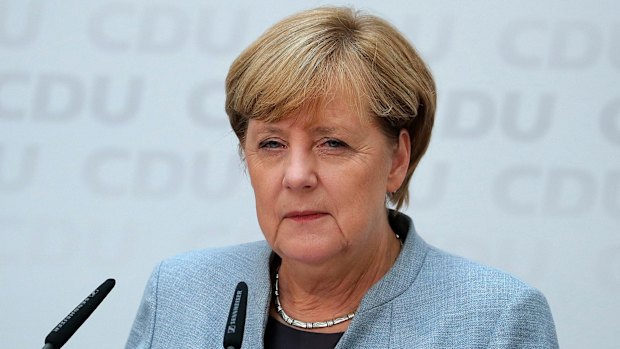 German chancellor Angela Merkel