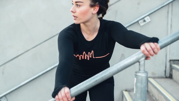 Lululemon has created a Melbourne skyline series to coincide with Run Melbourne.