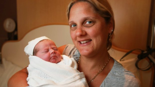 Chelsea Ashworth with Emilee, is set to receive paid parental leave under the new rules.