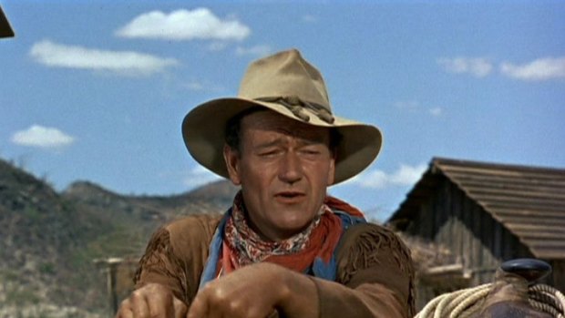 John Wayne is superb in <i>Hondo</I>, a Western made by Australian director John Farrow.