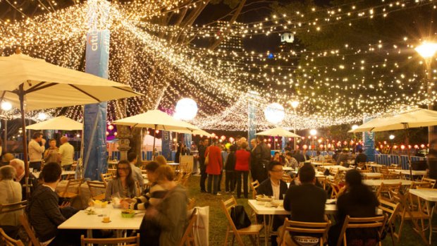 Hugely popular ... the Night Noodle Markets return to Hyde Park from Wednesday.