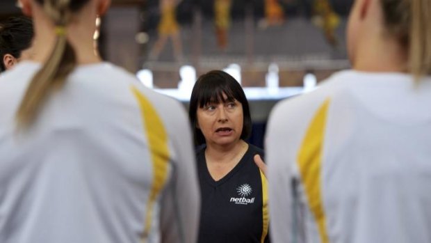 Disappointed: Diamonds coach Lisa Alexander. 