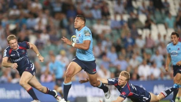 Out in front: Israel Folau has given Waratahs fans a reason to dream but wins are needed.
