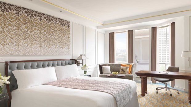 The refurbished InterContinental Singapore has a graceful, residential feel.