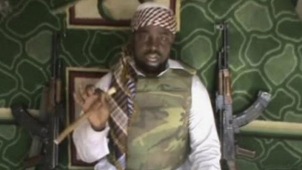 Abubakar Shekau, leader of Boko Haram, from a video posted by the group.