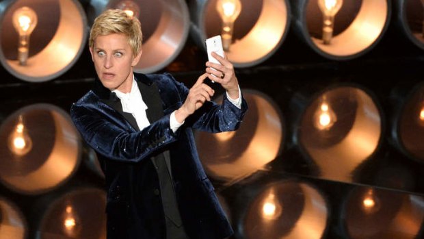 Oscars host Ellen DeGeneres had her eye on the prize with her Samsung promotion promise.