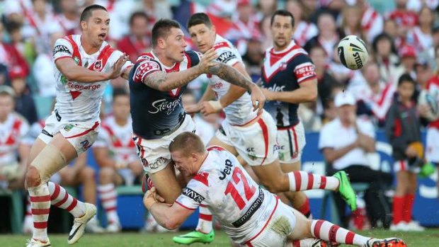 The Sydney Roosters bounced back to form in their annual Anzac Day match against the Dragons.