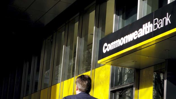 Commonwealth Bank ... deposits up by 2.6 per cent.