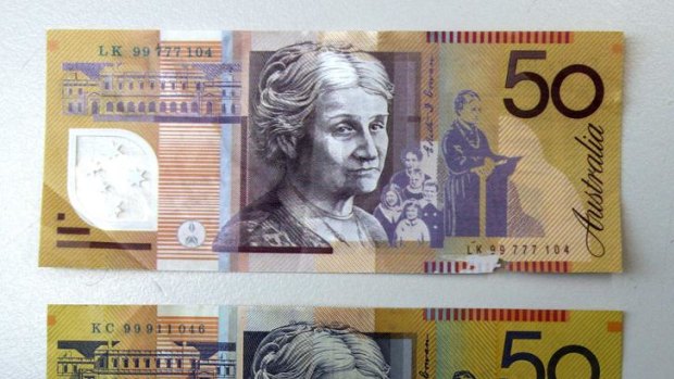 Over the past decade, almost 80 per cent of forgeries detected have been on a $50 note.