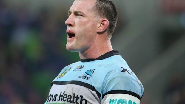 Ruled out of the running: Sharks skipper Paul Gallen.