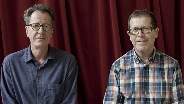 Productive sector &#8230; Geoffrey Rush and Neil Armfield.