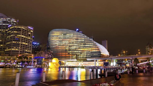 To the max: Dubbed ''The Ribbon'', the proposed IMAX redevelopment will certainly stand out at Darling Harbour.