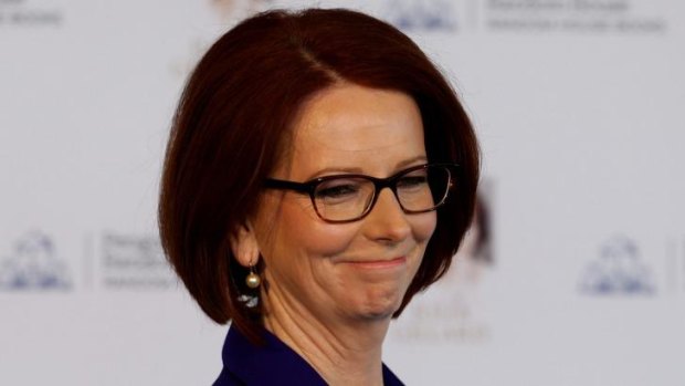 Julia Gillard seems more relaxed as her political career recedes.