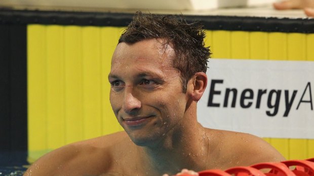 Ian Thorpe during the 2012 Australian Olympic trials: he failed to make the team.