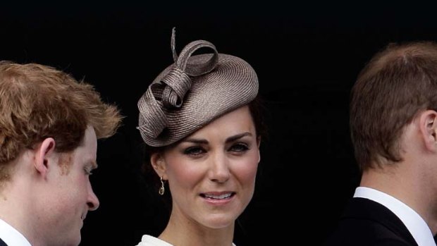 'Queen of fashion'  ... Duchess of Cambridge Kate Middleton.