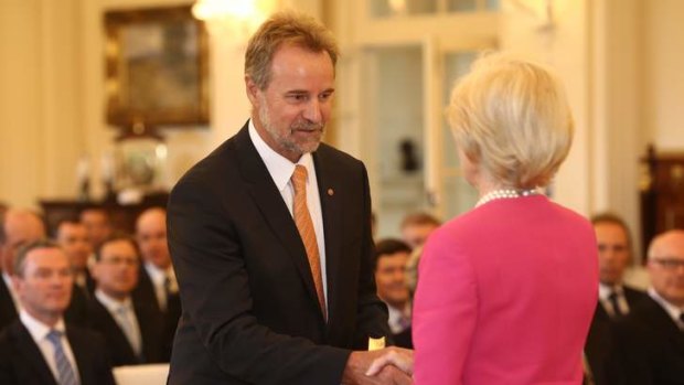 "Red tape": Nigel Scullion is sworn in as Indigenous Affairs Minister in September.