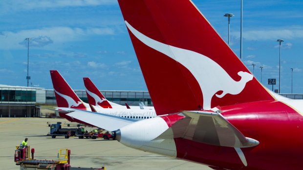 New tack: Qantas cut its domestic capacity by 0.5 per cent in April.