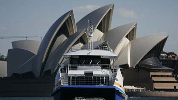 Patronage on Sydney Fast Ferries has increased.