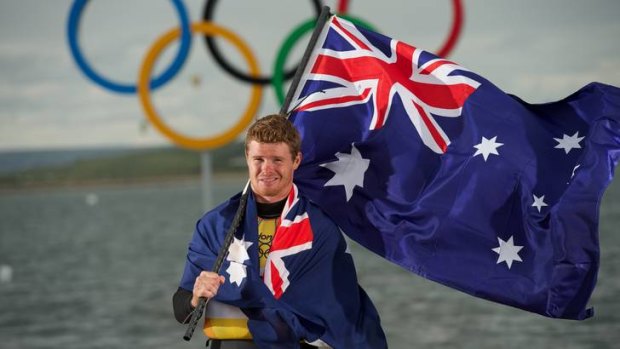 Sailing has been one sport where Australia has performed well against traditional rivals at the London Olympics. Pictured is gold-medal winning Laser sailor Tom Slingsby.