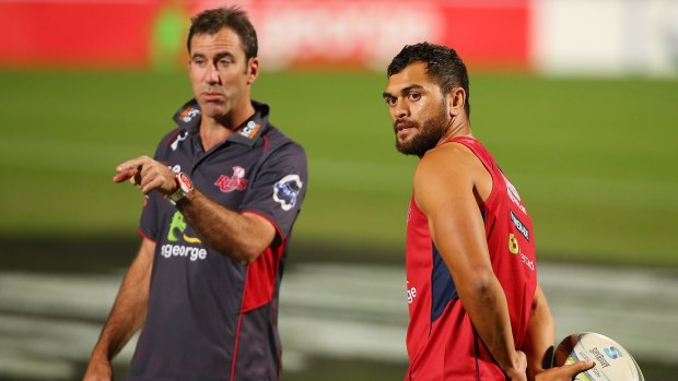 Repaying the faith: Karmichael Hunt says he is lucky to be given another chance.