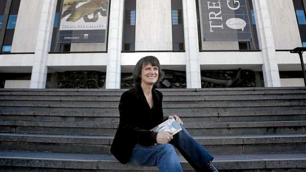 Winner: Sonya Hartnett at the National Library of Australia.