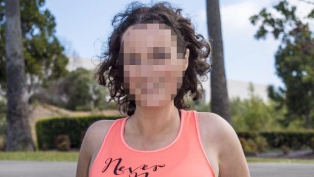 A 63kg Gold Coast woman said a man claiming to be a Lorna Jane employee told her to lose weight and hide evidence of her arthritis to work for them as a fitness model.