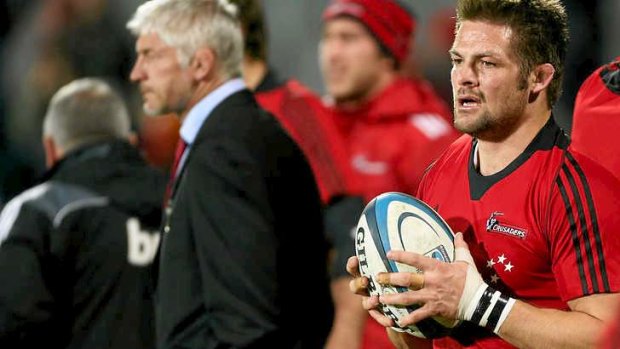 On the comeback trail: All Blacks captain Richie McCaw.