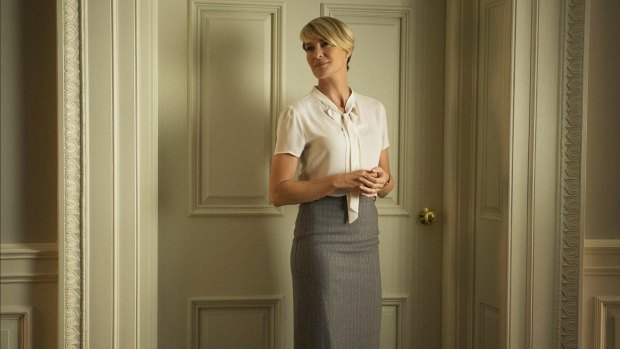 Robin Wright as Claire Underwood in <i>House of Cards</i>.