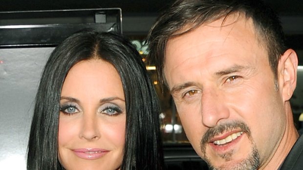 "Not your typical broken-up couple" ... Courteney Cox and David Arquette.