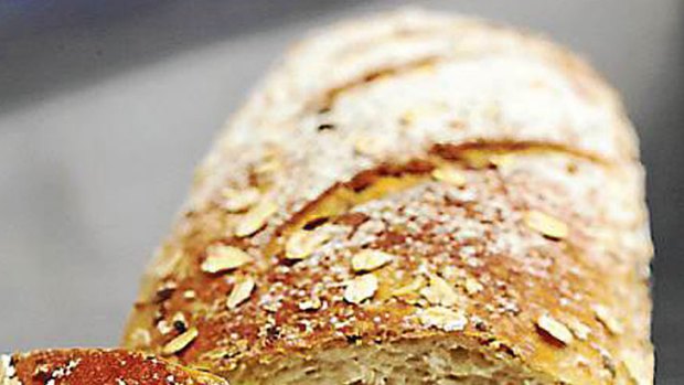 Sourdough loaf of bread.