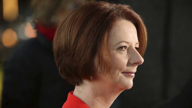 Languishing ... Prime Minister Julia Gillard.