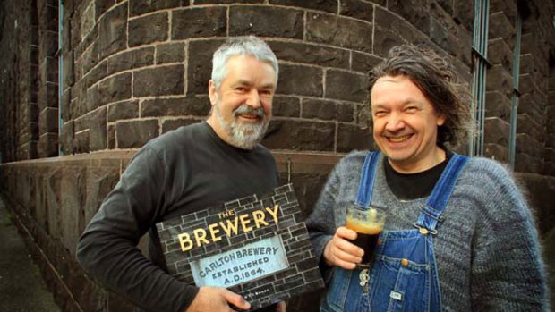 Michael Bannenberg (left) and Andrew Bailey joined forces based on a mutual love of beer labels.