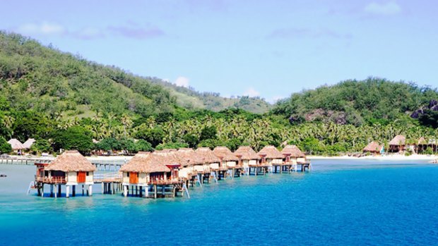 Child-free bliss ... Likuliku Lagoon Resort in Fiji.