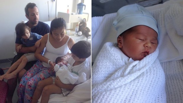 Jess Bellegarde ended up safely delivering baby Edward at Bentley Hospital.