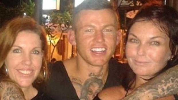 Mercedes Corby, Todd Carney and Schapelle Corby in Bali.