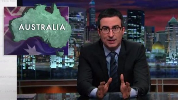 John Oliver ridicules the tobacco industry's Supreme Courst case against the Australian federal government's plain packaging laws for cigarette cartons.