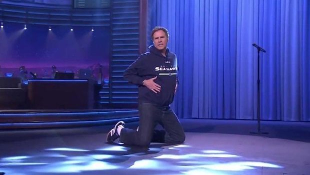 Will Ferrell hamming it up to Beyonce's song Drunk in Love.