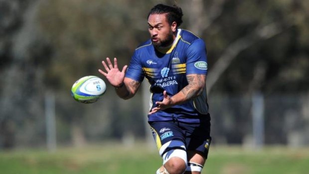Fotu Auelua will stay at the ACT Brumbies in 2015.