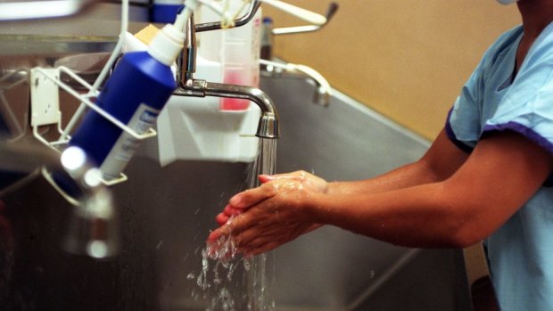 Wash your hand with soap and hot running water to reduce the risk of salmonella bacteria spreading. 