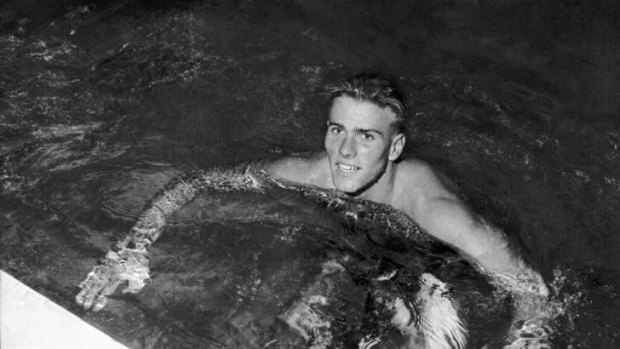Champion: Australian swimmer Murray Rose in 1956. He was a  six-time Olympic medallist (four gold, one silver, one bronze) over two Olympic Games.
