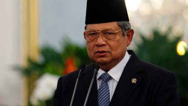 Overseas when vote taken: Indonesian President Susilo Bambang Yudhoyono.