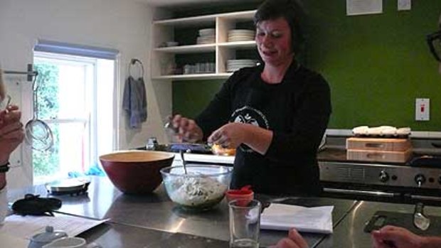Christine Jordan demonstrates some of her cooking tips at Tasteworks. Try her <a href="http://www.smh.com.au/pdf/Irishrecipes.pdf"><b>recipes</b></a>