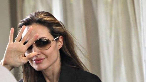 Action mum ... Angelina Jolie does all her own stunts.