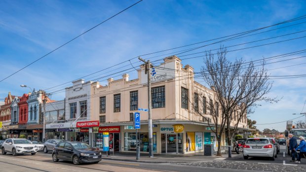 The Bloom family is selling a prominent corner site at 131-133 Glenferrie Road, Malvern.