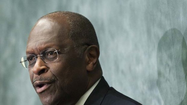 Republican presidential candidate ... Herman Cain.