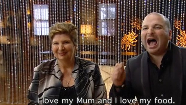 George gets his point across on MasterChef.